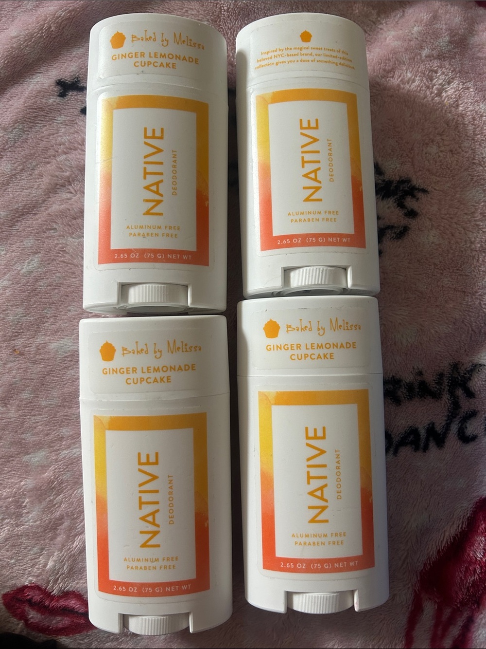Native x Baked by Melissa Ginger Lemonade Cupcake Deodorant - White/Yellow